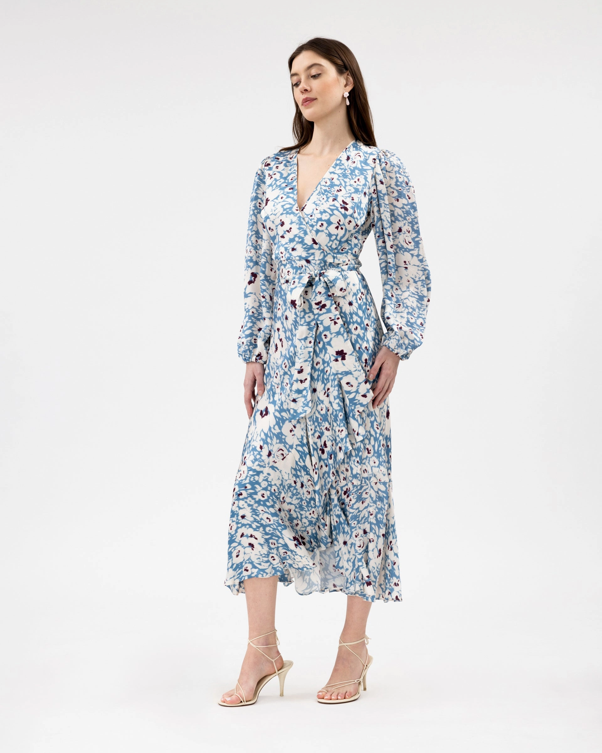Long Sleeve Blaire Dress Flattering Comfort Wear Minimalist Style