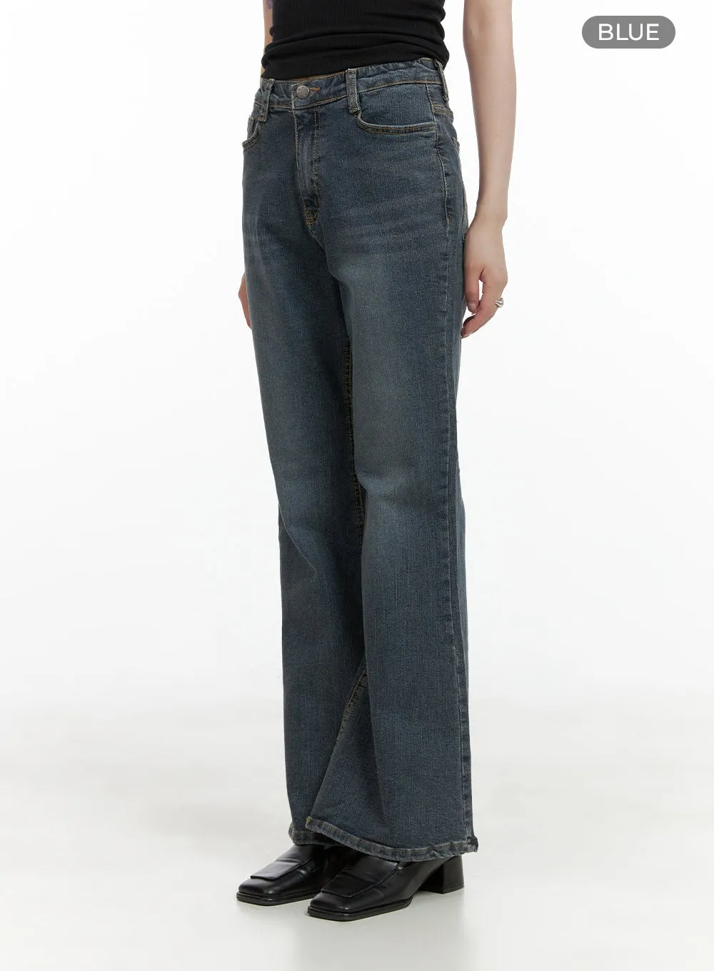 Loose Fit Bootcut Jeans CL412