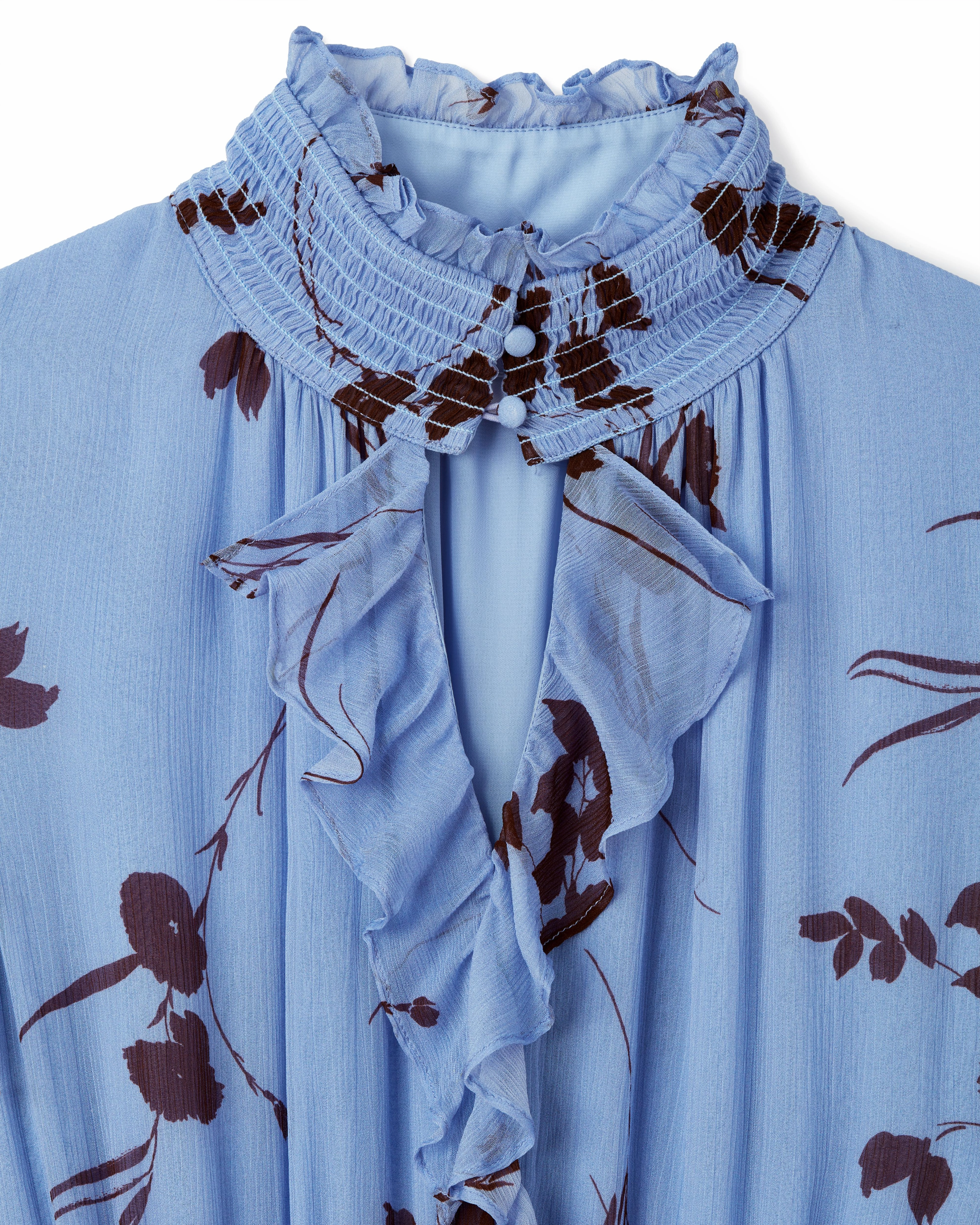 All-Purpose Comfort Lorelei Dress Upstate Floral Blue Mist