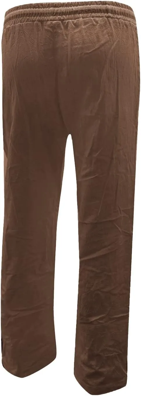 Lounge Pants Women With Pockets Loose Fit Petite Dressy Trouser 2025 Trendy Straight Leg Stretch Linen Sweatpant