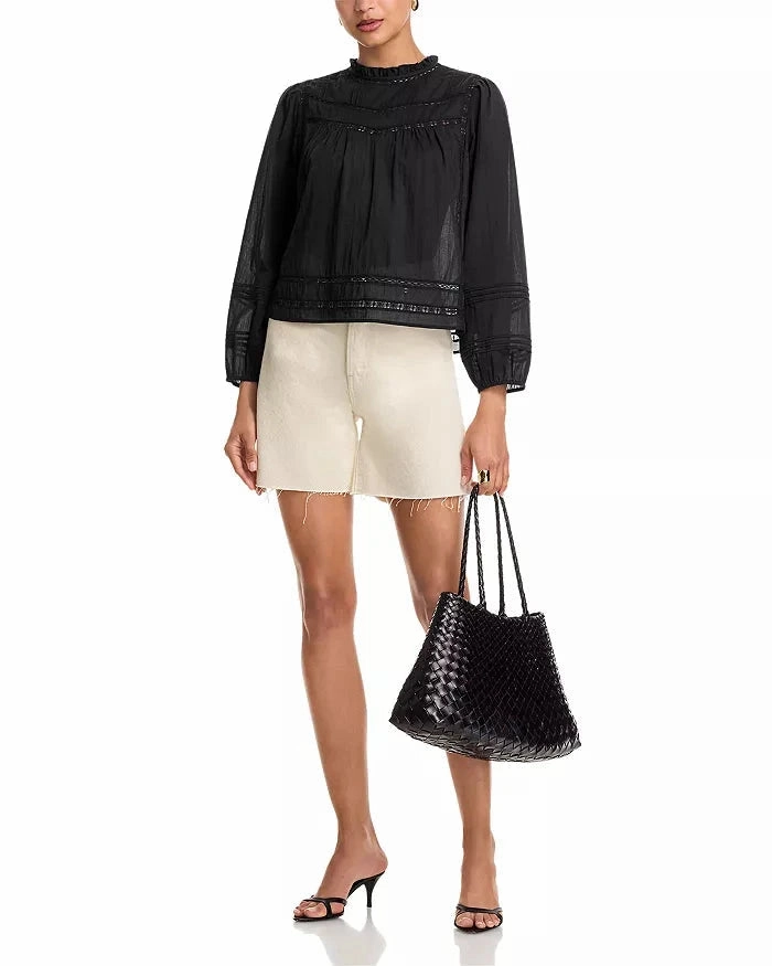 Reyna Blouse Black TearResistant