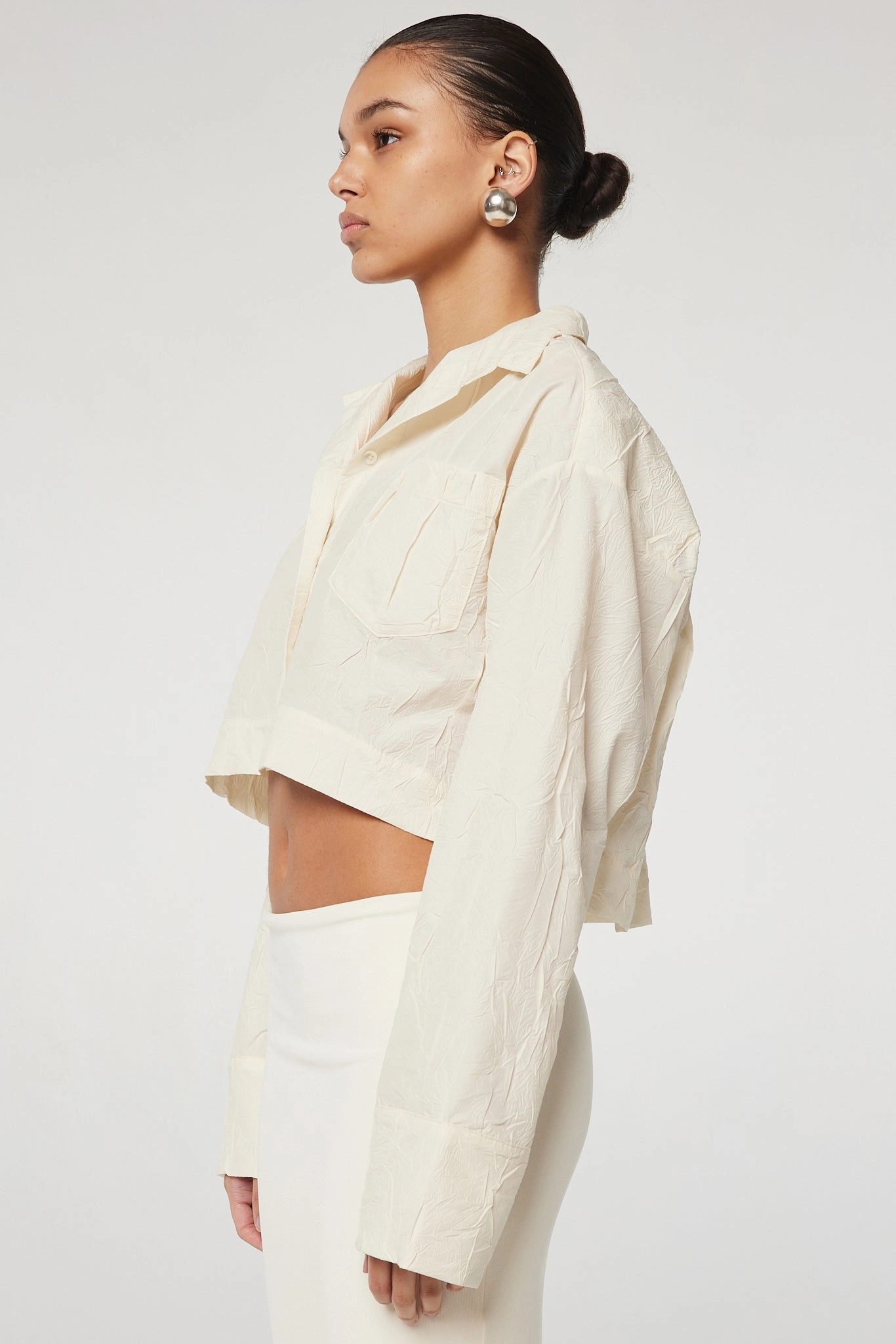 NIAMH TOP Compact Jacquard Weave
