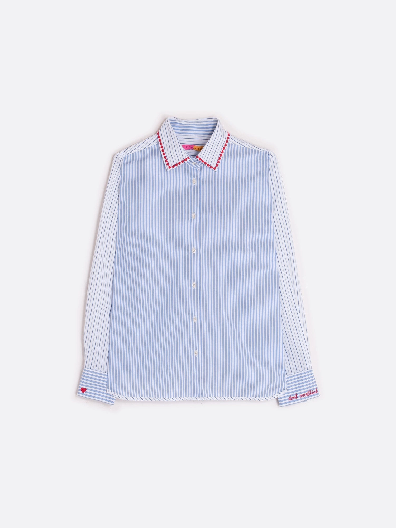 Minimalist Design Fade Resistant Treatment HEART COLLAR SHIRT