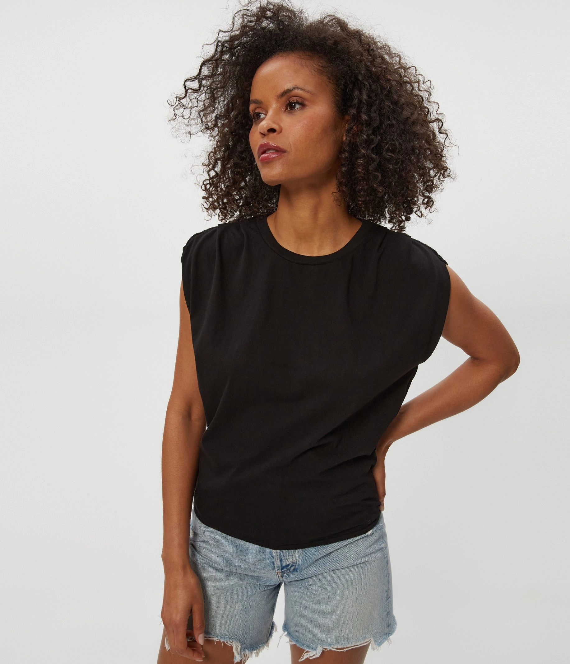 LUCA NEW JERSEY BUBBLE TEE EasyCareFabric Non Chafing Side Seams