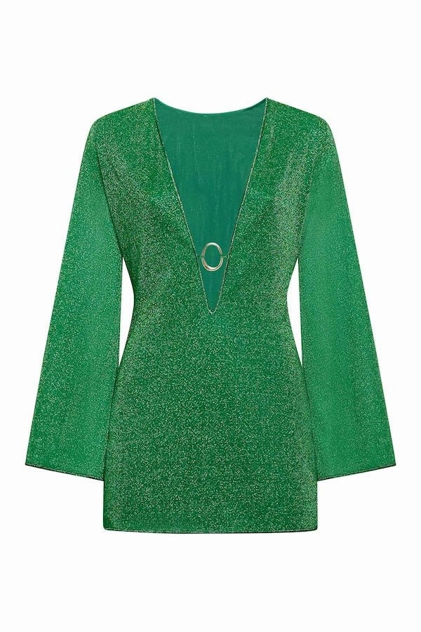 Neutral Tones Neutral Layer Lumiere O Gem Kaftan Emerald Green
