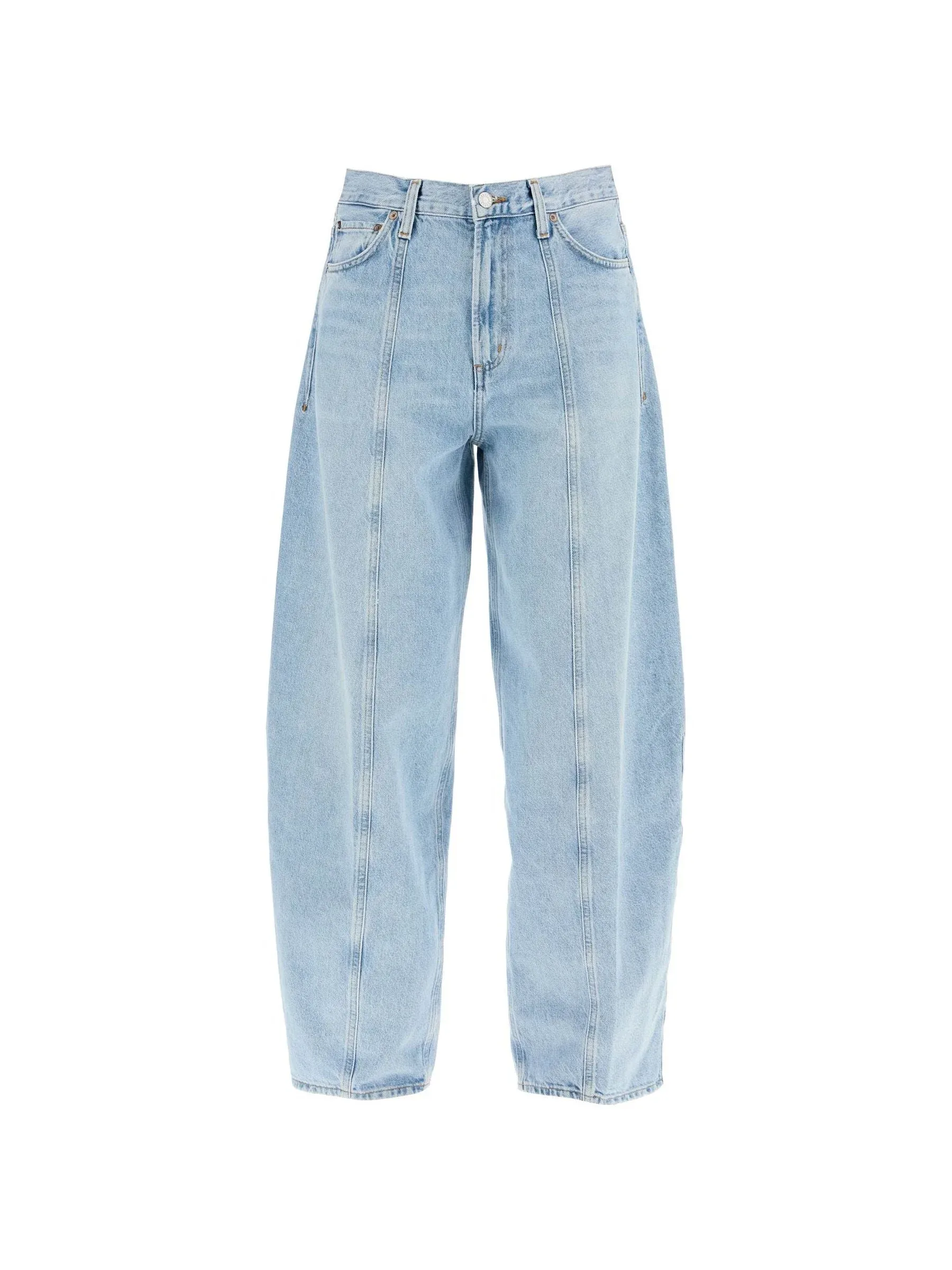 Luna Curved Leg Denim Jeans