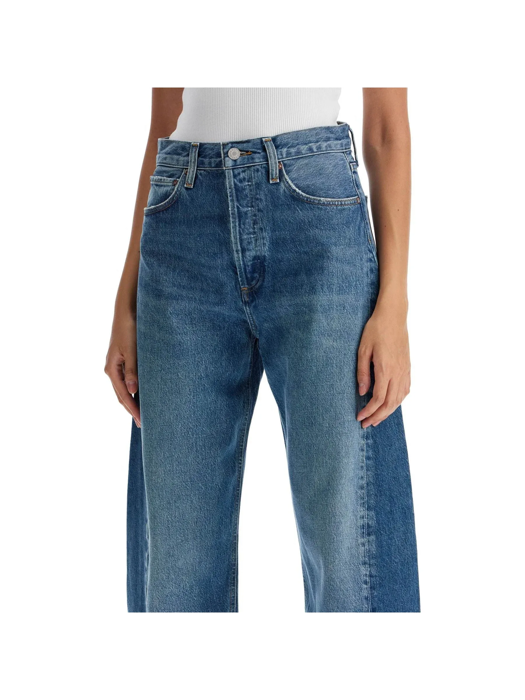 Luna Curved Leg Denim Jeans