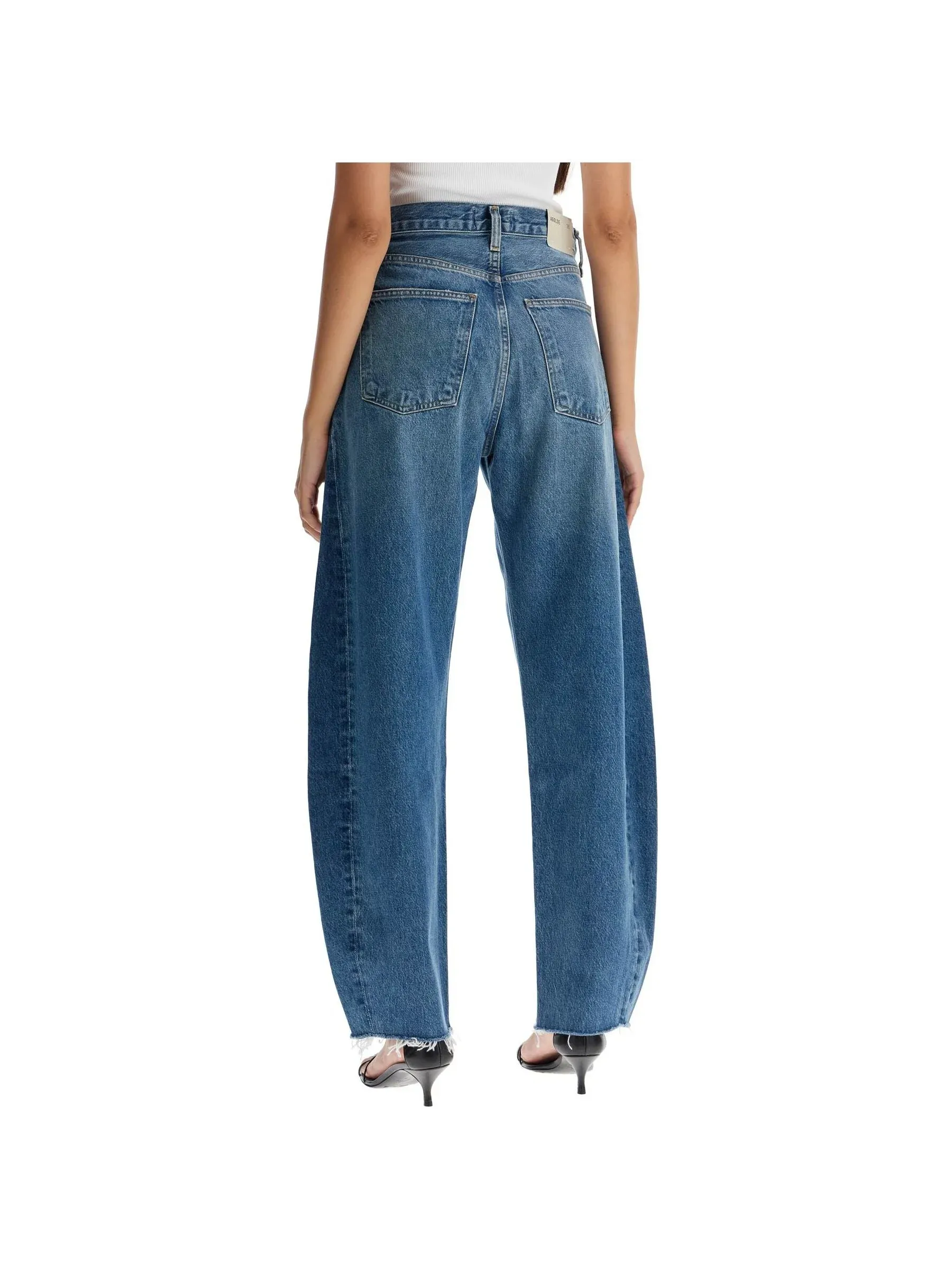 Luna Curved Leg Denim Jeans