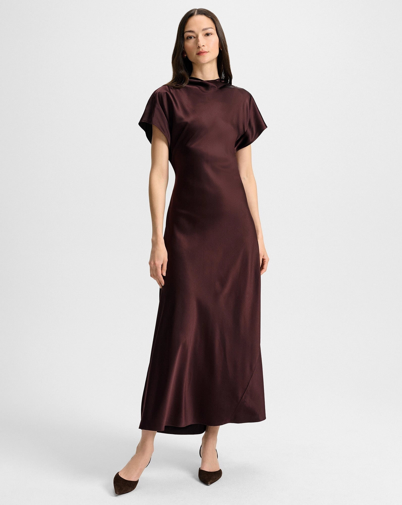 Redgrave Dress Dark Currant Tear-resistant