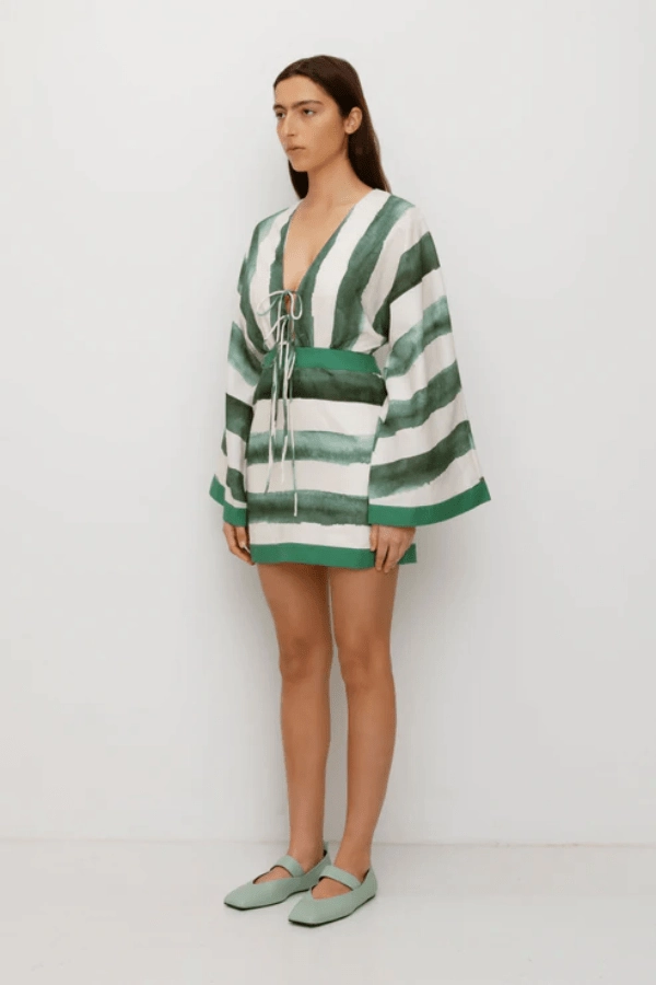 Havana Mini Dress Stylish Waist Fit Grass Soft