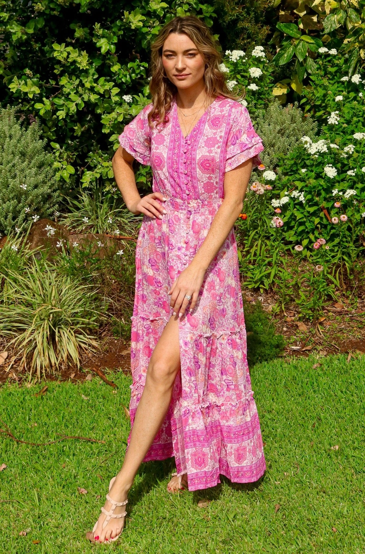 Fall Silhouette Christina Dress / Bengal Rose