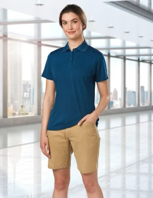 [M9391] Ladies' Stretch Cotton Chino Shorts