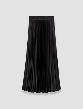 Refined Finish Amelie Pleated Lurex Skirt