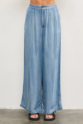 Soft Interior MADDIE DENIM WIDE-LEG PANTS