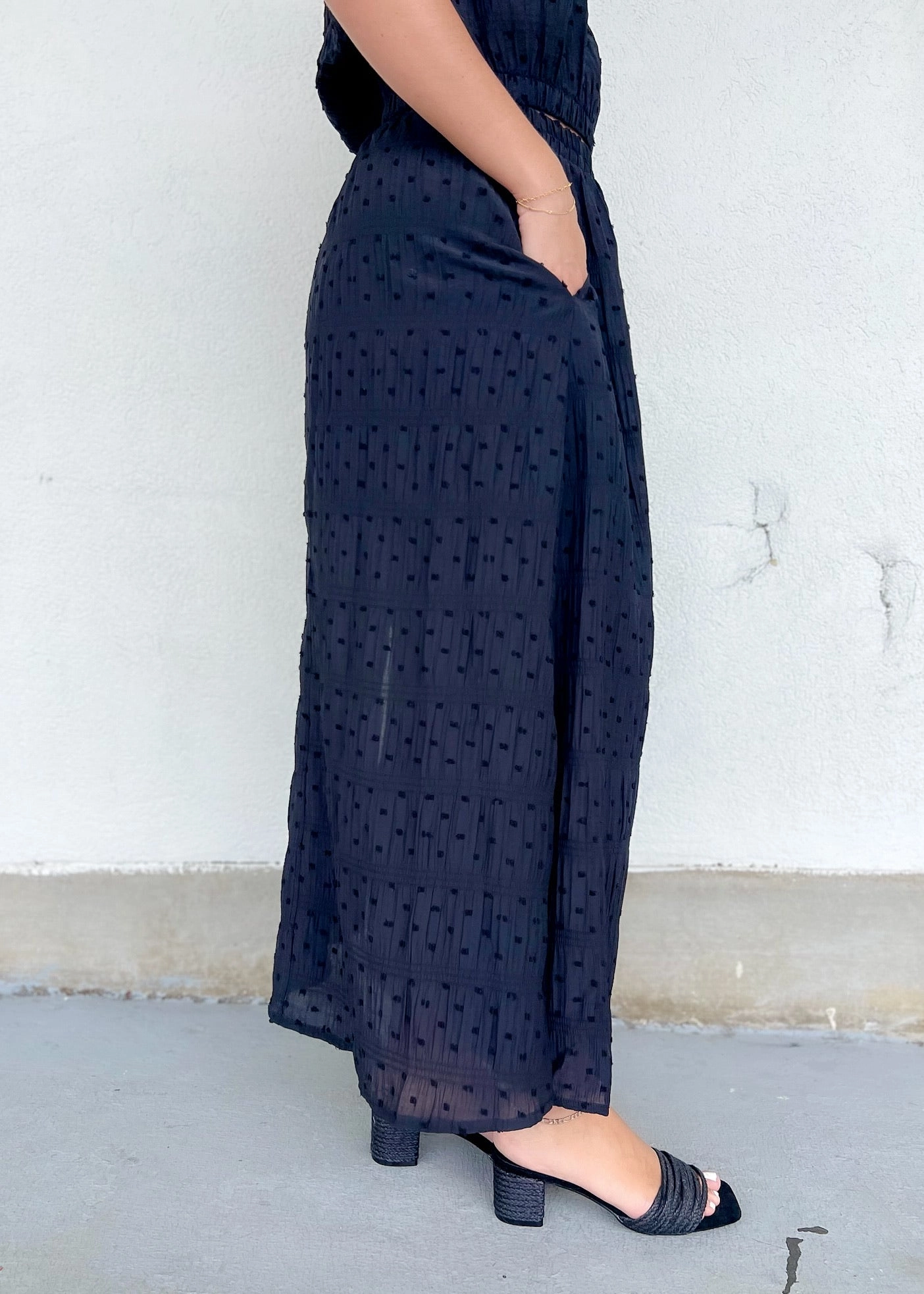 MALIA TEXTURED MIDI SKIRT Draped Silhouette