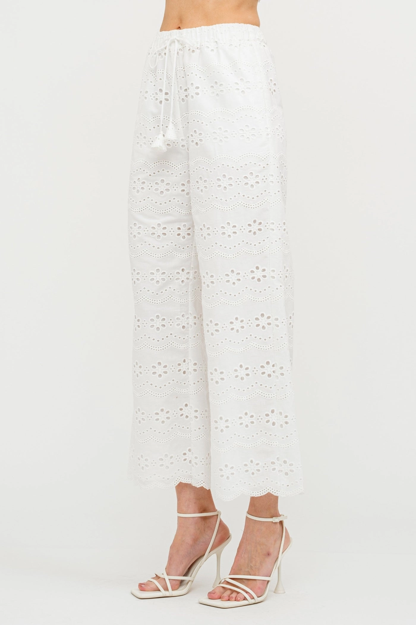 Chilly Weather Wear MANDY BIARRITZ EMBROIDERED PANTS