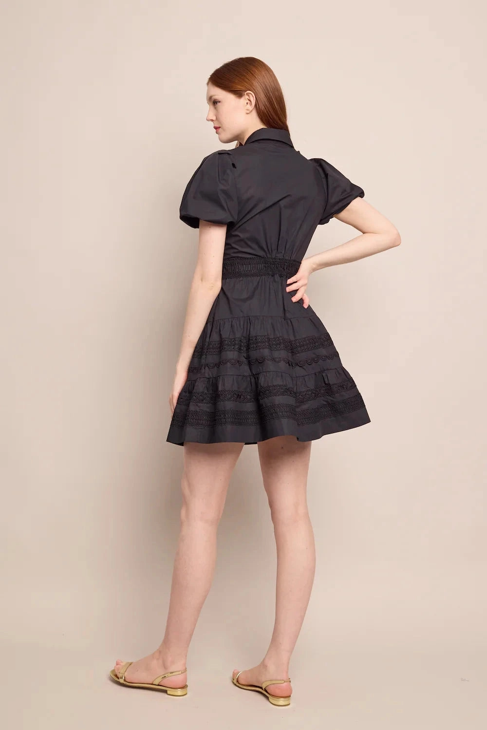 Mardi Mini Dress Black Perfect Cut Smart and Relaxed