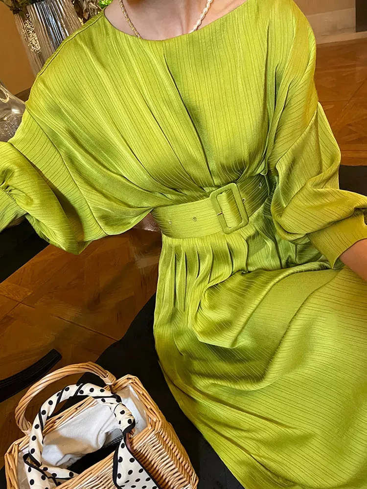 Marea Textured Georgette Dress