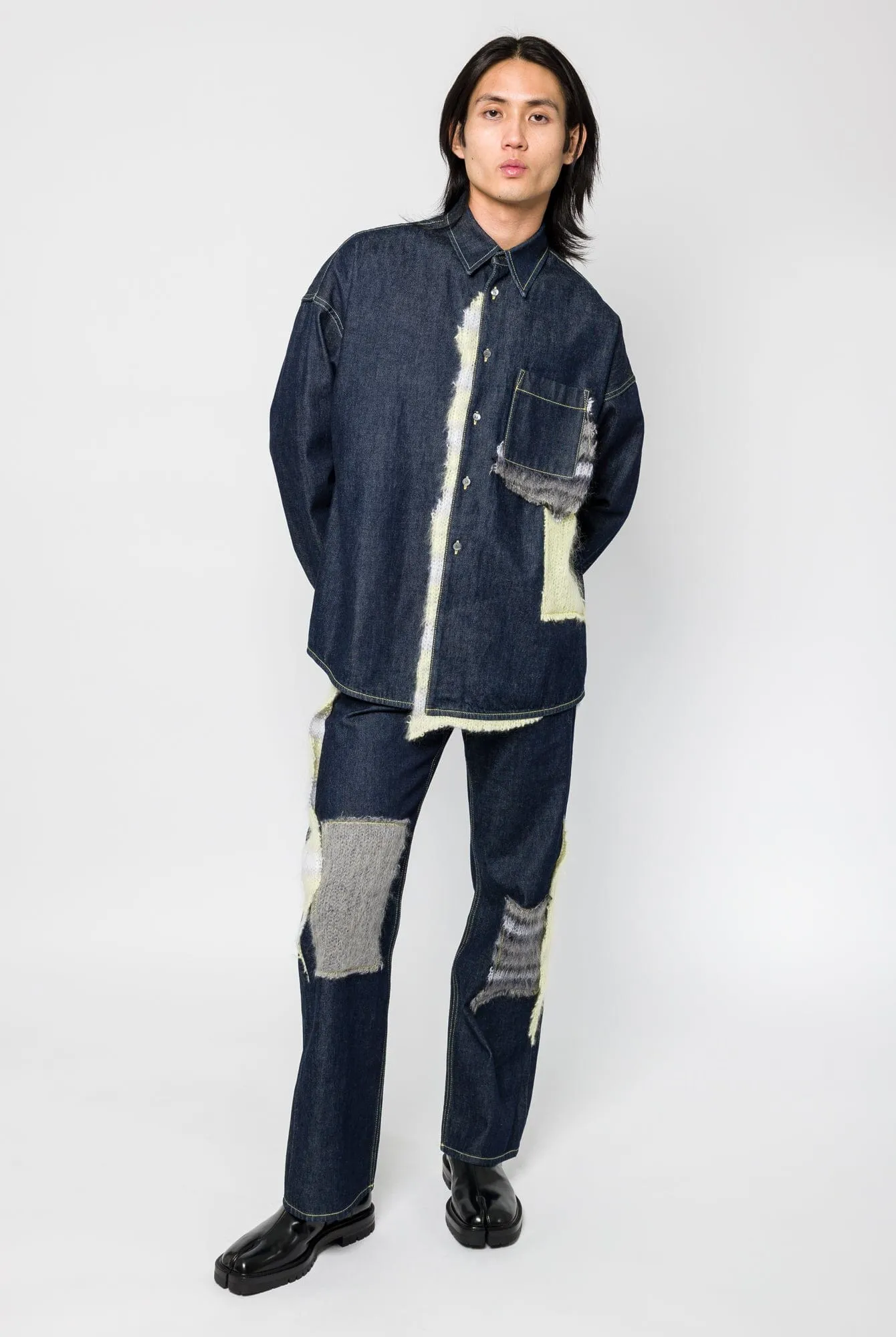 Marni Mixed Denim Trouser
