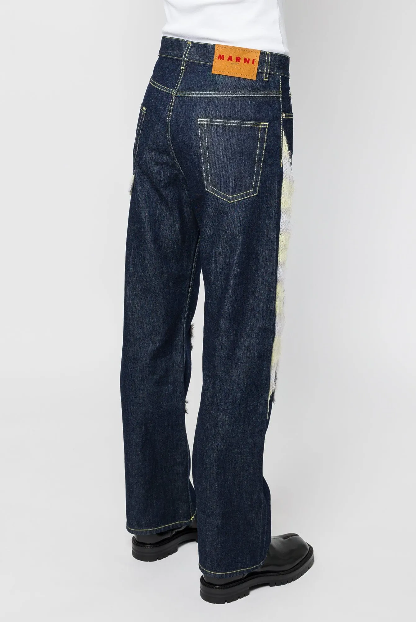 Marni Mixed Denim Trouser