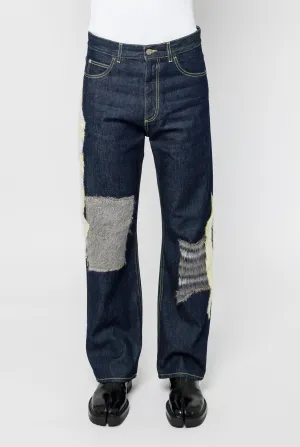 Marni Mixed Denim Trouser