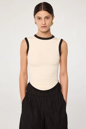 Fitted Tank DroppedShoulder MARTINE TANK TOP