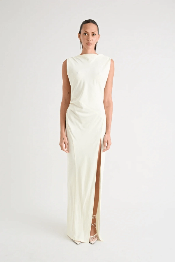 Cool Texture Matia Gown Butter