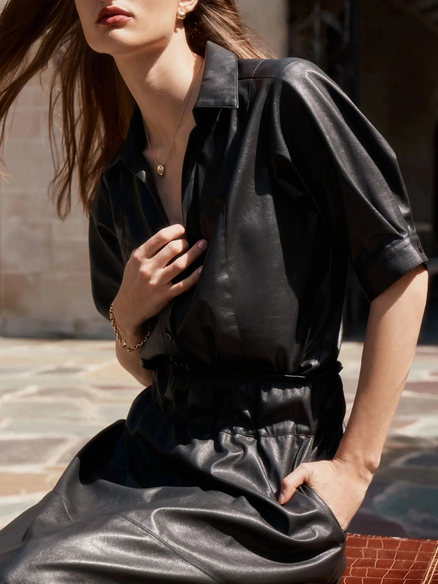 Loose Blouse Formal Tank Max Shirt Black Onyx