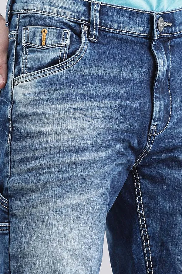 Med Blue Carpenter Denim Short