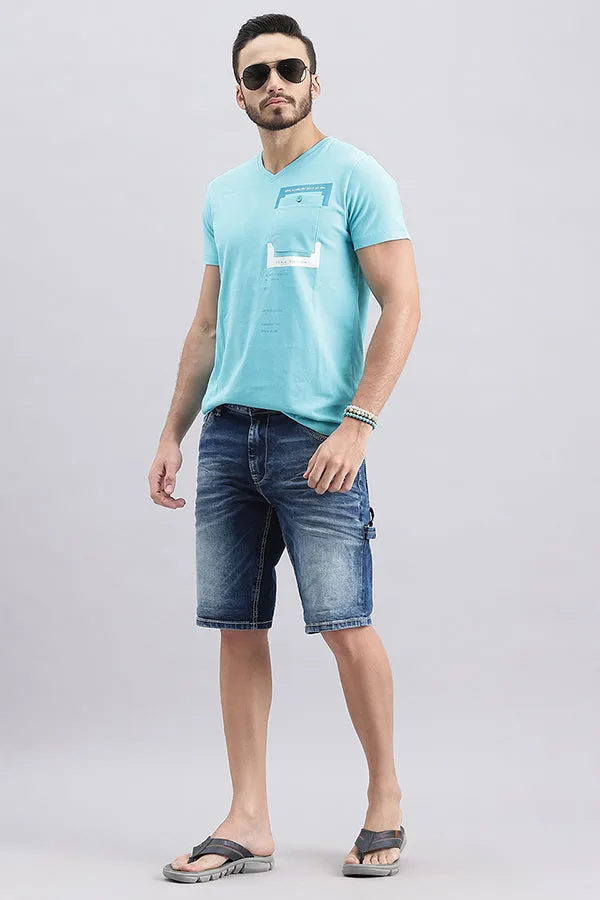 Med Blue Carpenter Denim Short