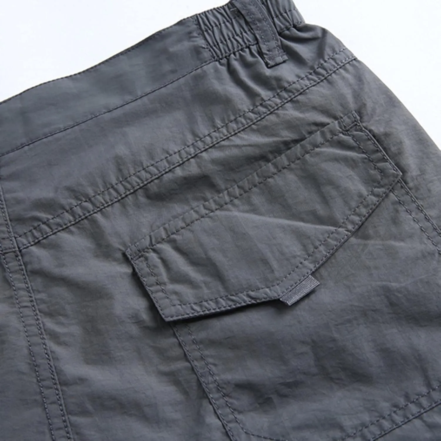 Men's Athletic Pants Casual Stylish Buckle Zipper Solid Cargo Pants Multi Pockets Fashion Work Utility Trousers