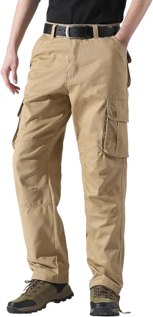 Mens Cargo Pant Drying Casual Pants Multi Pocket Outdoor Sports Hiking Loose Workout Joggers Stretch Sweatpants Mens