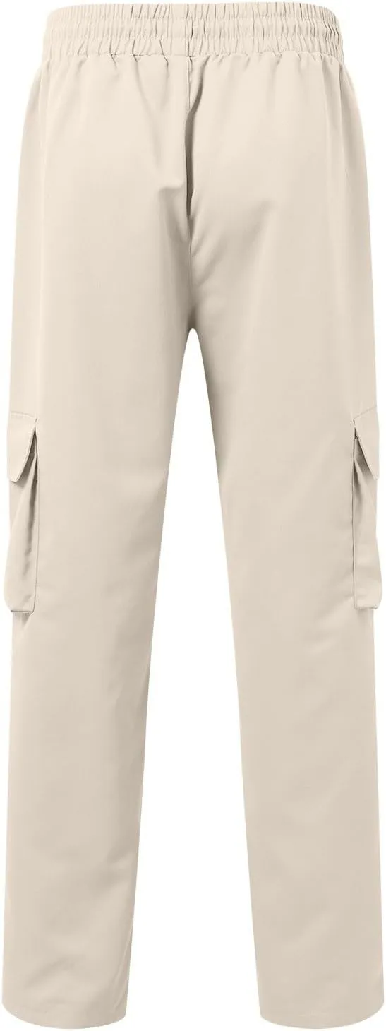 Men's Cargo Pants Casual Hiking Leggings Workout Lightweight Outdoor Work Joggers Sweatpants with Pockets