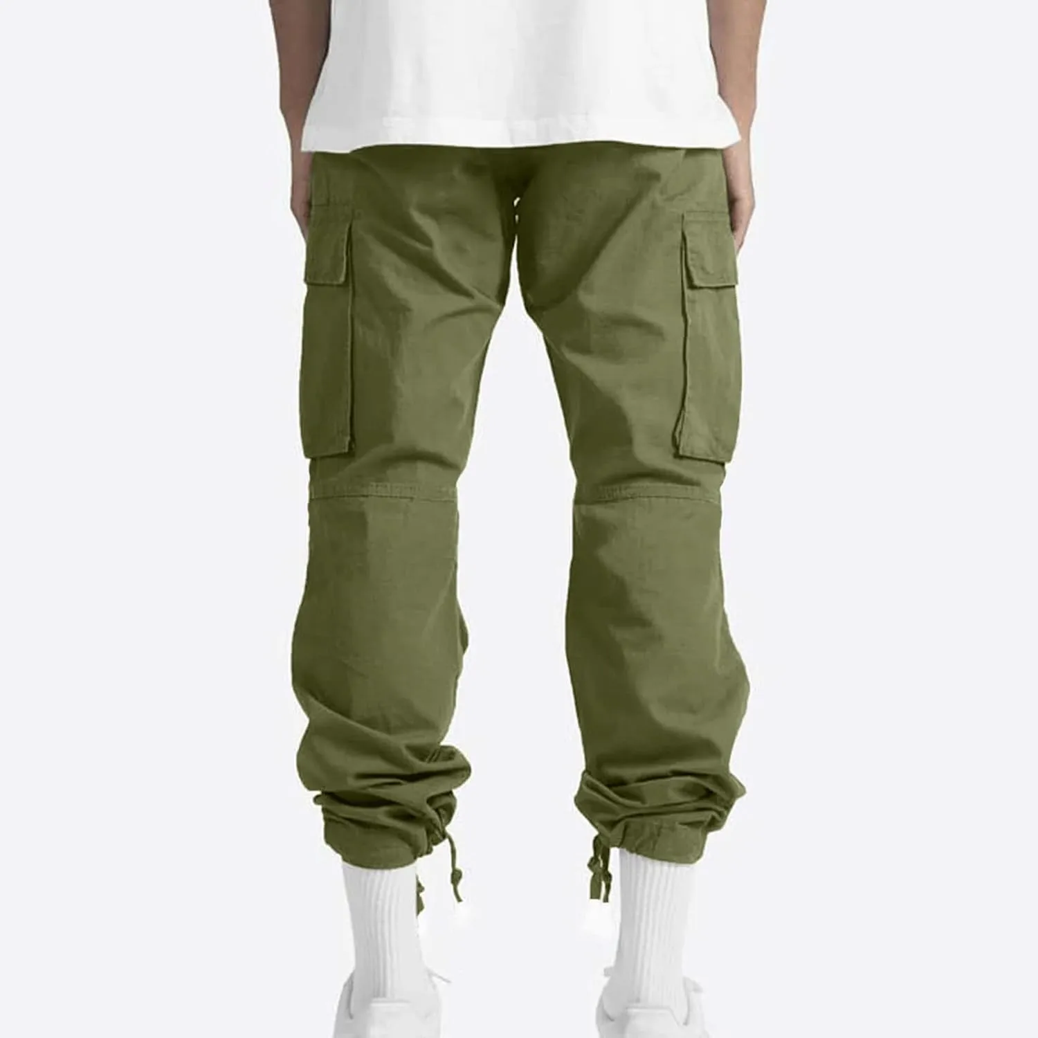 Mens Cargo Pants Casual Outdoor Hiking Pant for Men Tapered Streetwear Joggers with Pockets Athletic Sweatpants
