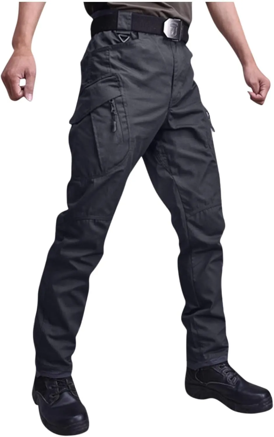 Mens Cargo Pants Casual Tactical Joggers Athletic Pant Loose Straight Trousers Sweatpants for Men Outdoor Apparel
