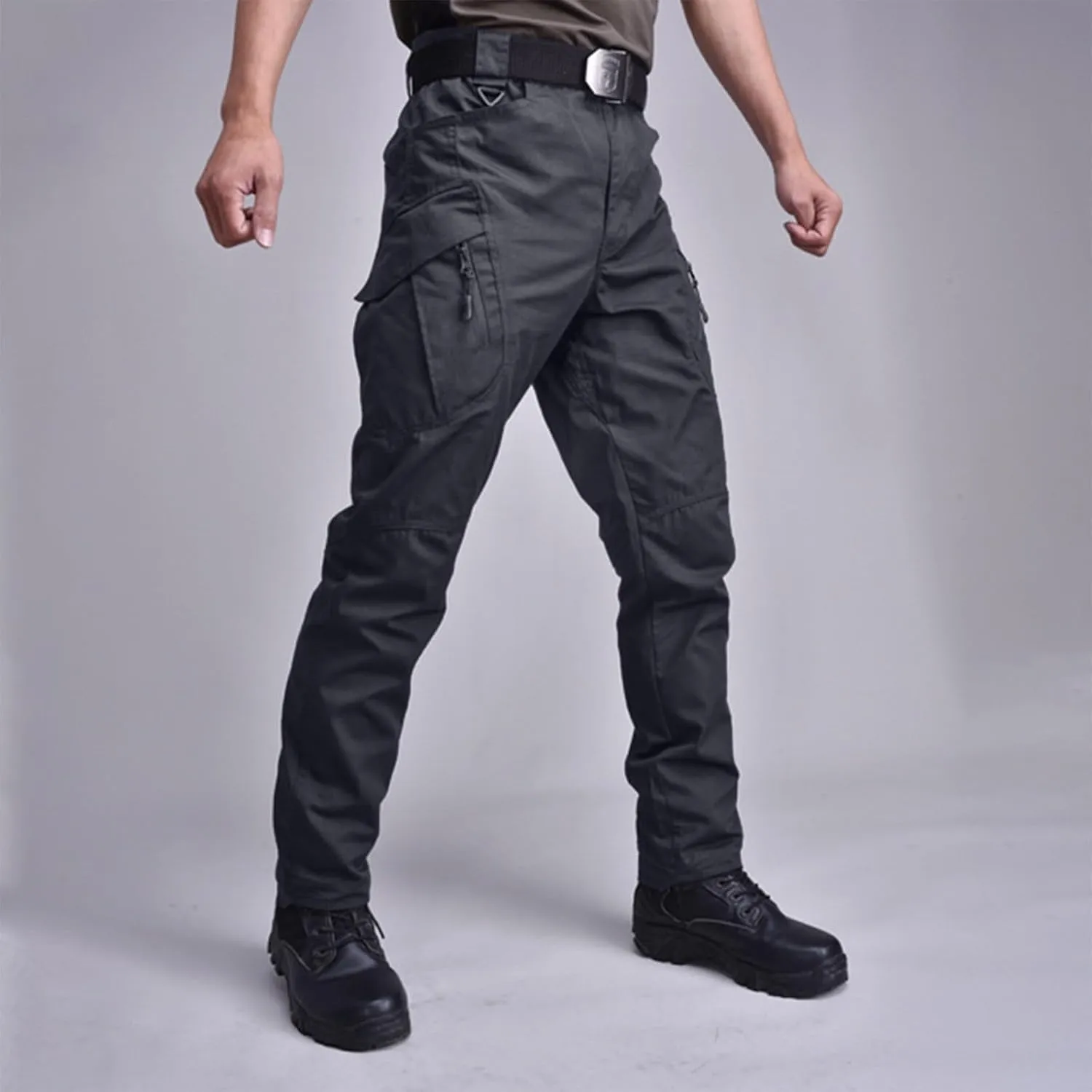 Mens Cargo Pants Casual Tactical Joggers Athletic Pant Loose Straight Trousers Sweatpants for Men Outdoor Apparel