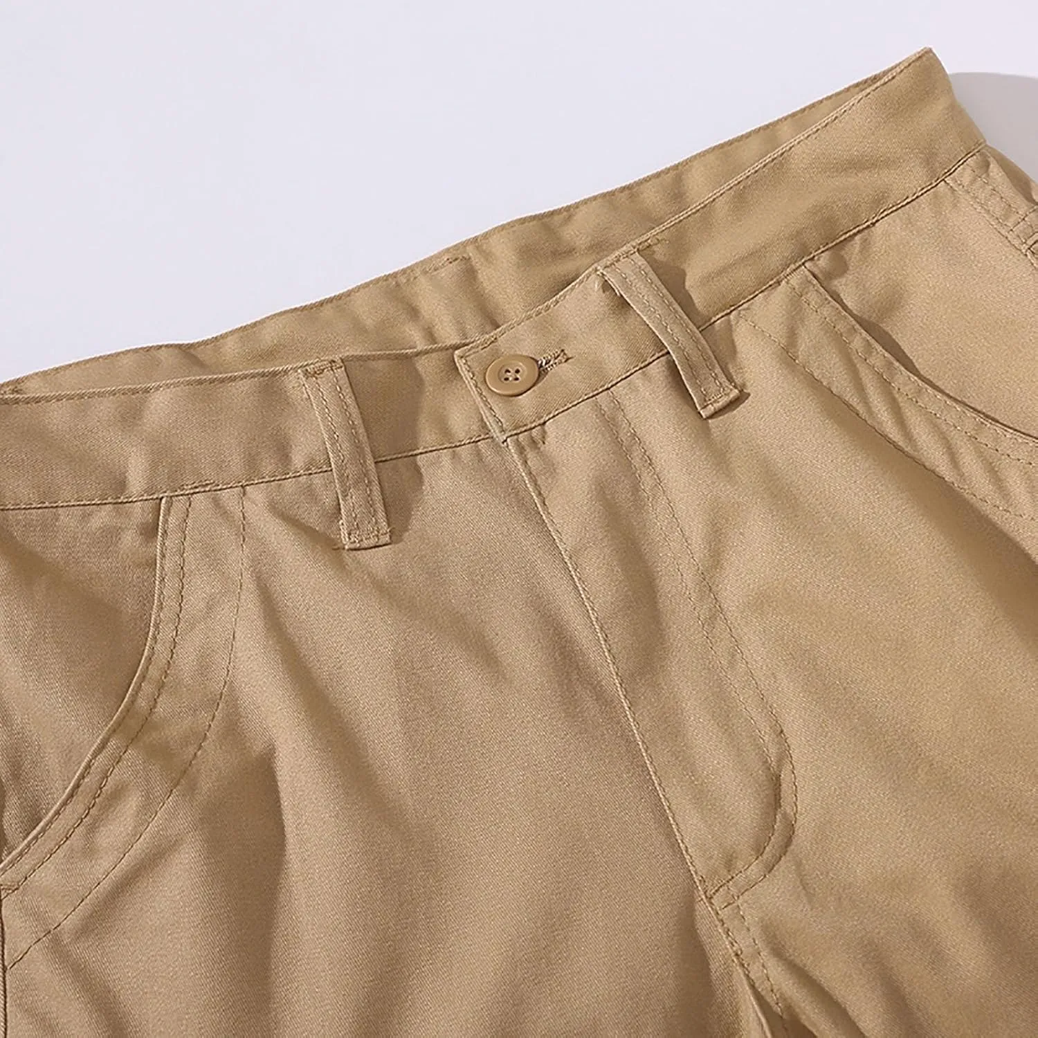 Men's Cargo Pants Multi Pocket Tactical Loose Fit Breathable Casual Outdoor Hiking and Work Trousers