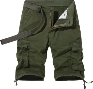 Mens Cargo Shorts Outdoor Hiking Casual Shorts Straight Leg Jogger Shorts Lightweight Loose Fit Shorts Mens Dress Shorts