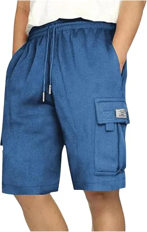 Mens Cargo Shorts Outdoor Hiking Casual Shorts Straight Leg Jogger Shorts Lightweight Loose Fit Shorts Mens Golf Shorts