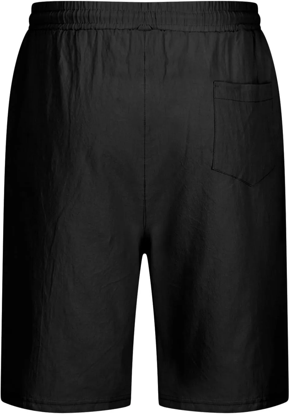 Men's Casual Drawstring Shorts Lightweight Elastic Waist Walking Shorts with Pockets