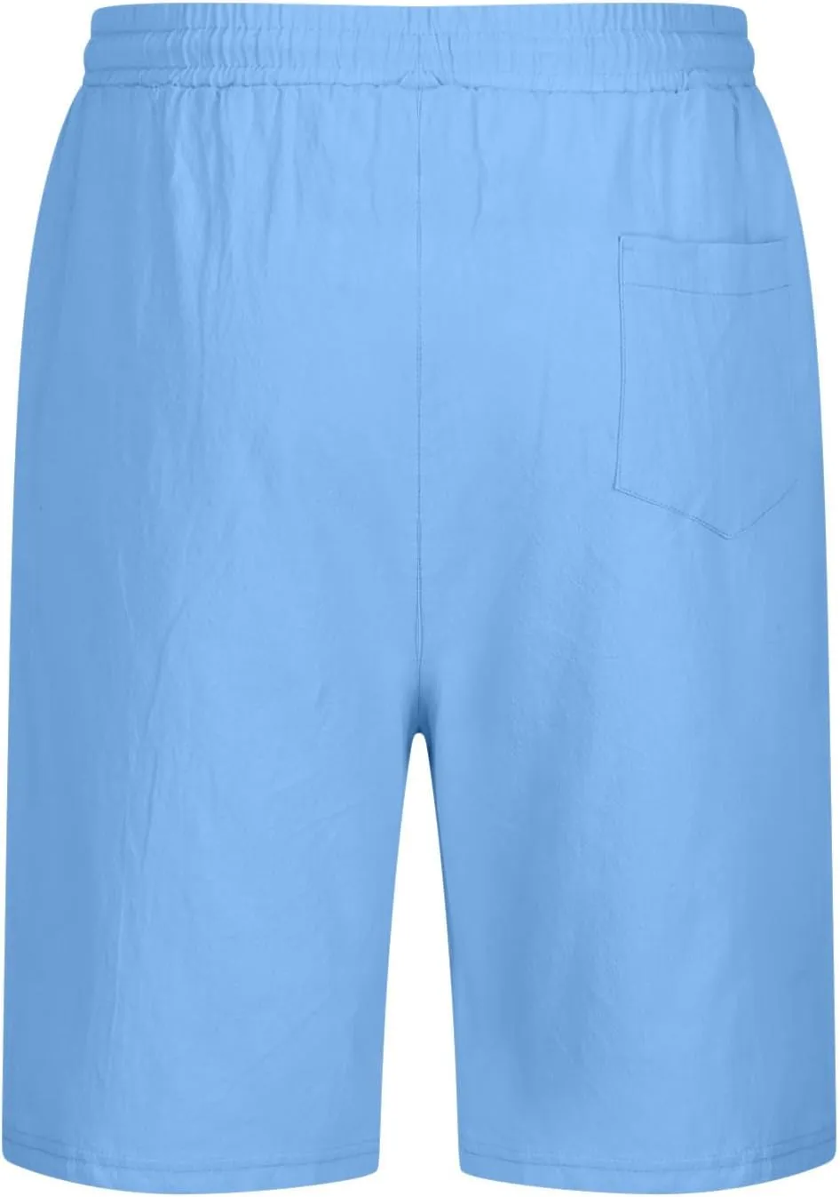 Men's Casual Drawstring Shorts Lightweight Elastic Waist Walking Shorts with Pockets