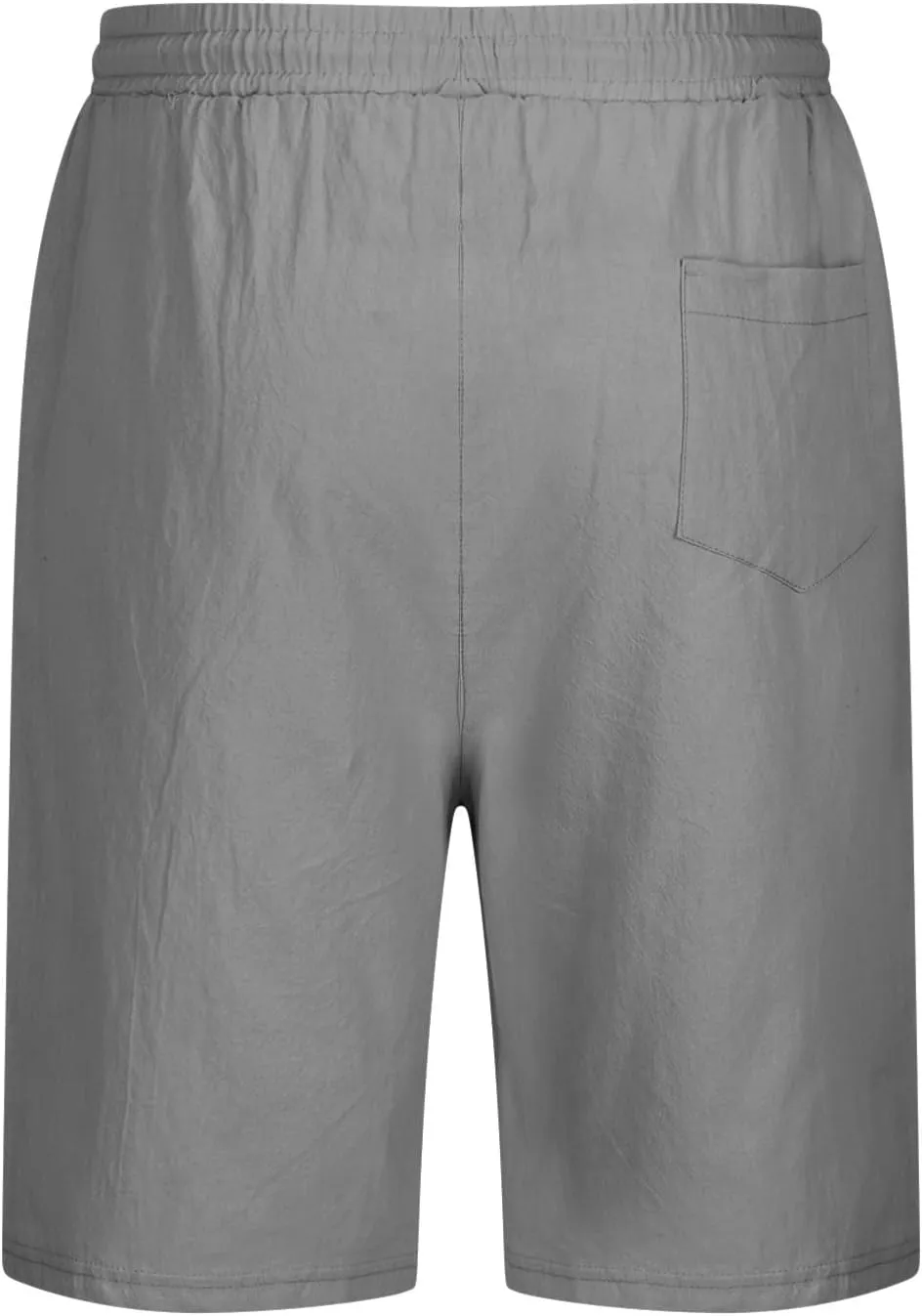 Men's Casual Drawstring Shorts Lightweight Elastic Waist Walking Shorts with Pockets