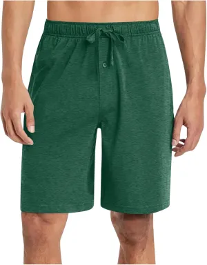 Mens Casual Shorts Elastic Waist Drawstring Lounge Shorts Summer Beach Shorts Loose Fit Teen Boys Baskeball Shorts
