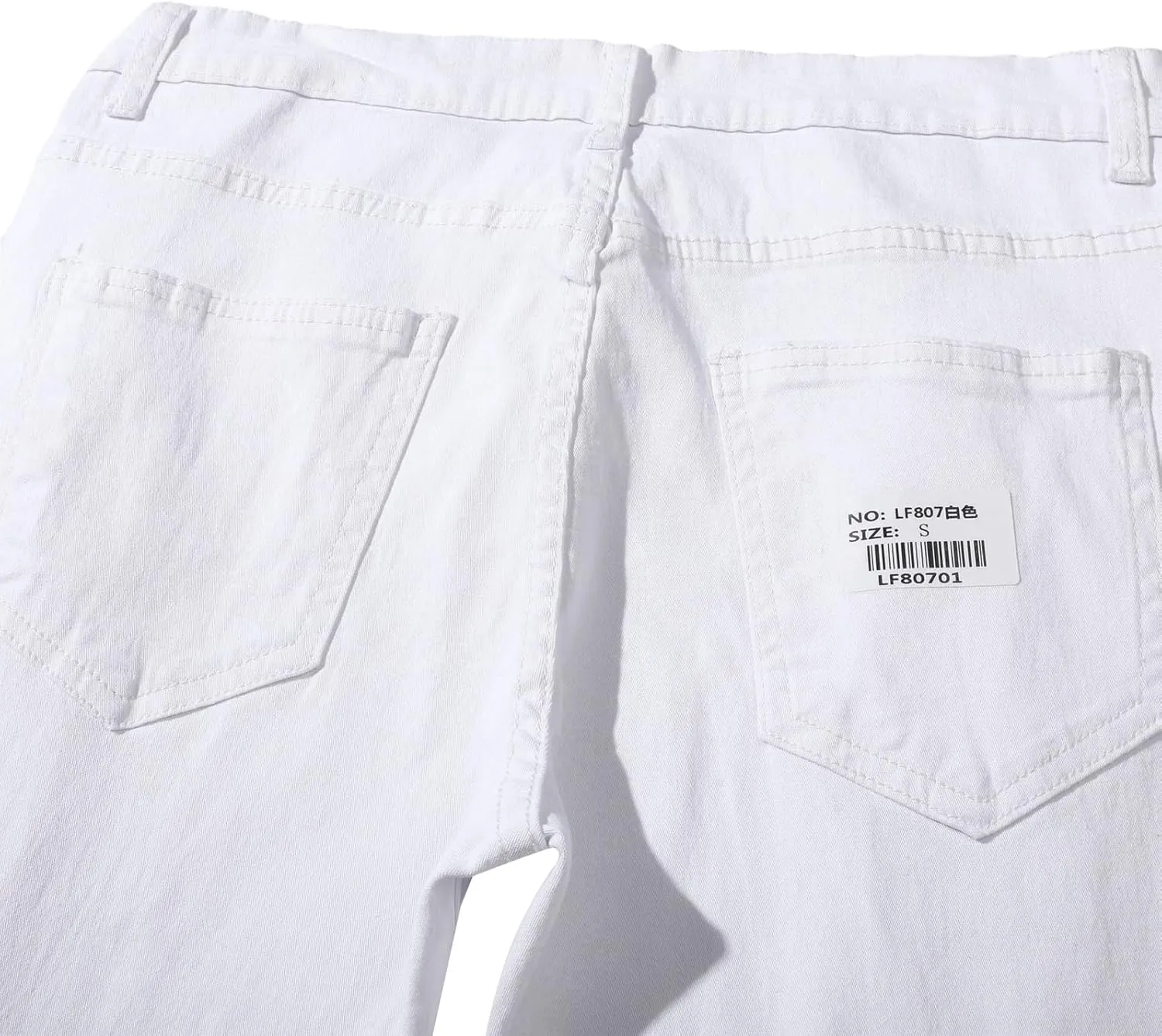 Mens Destroyed Straight Style Denim