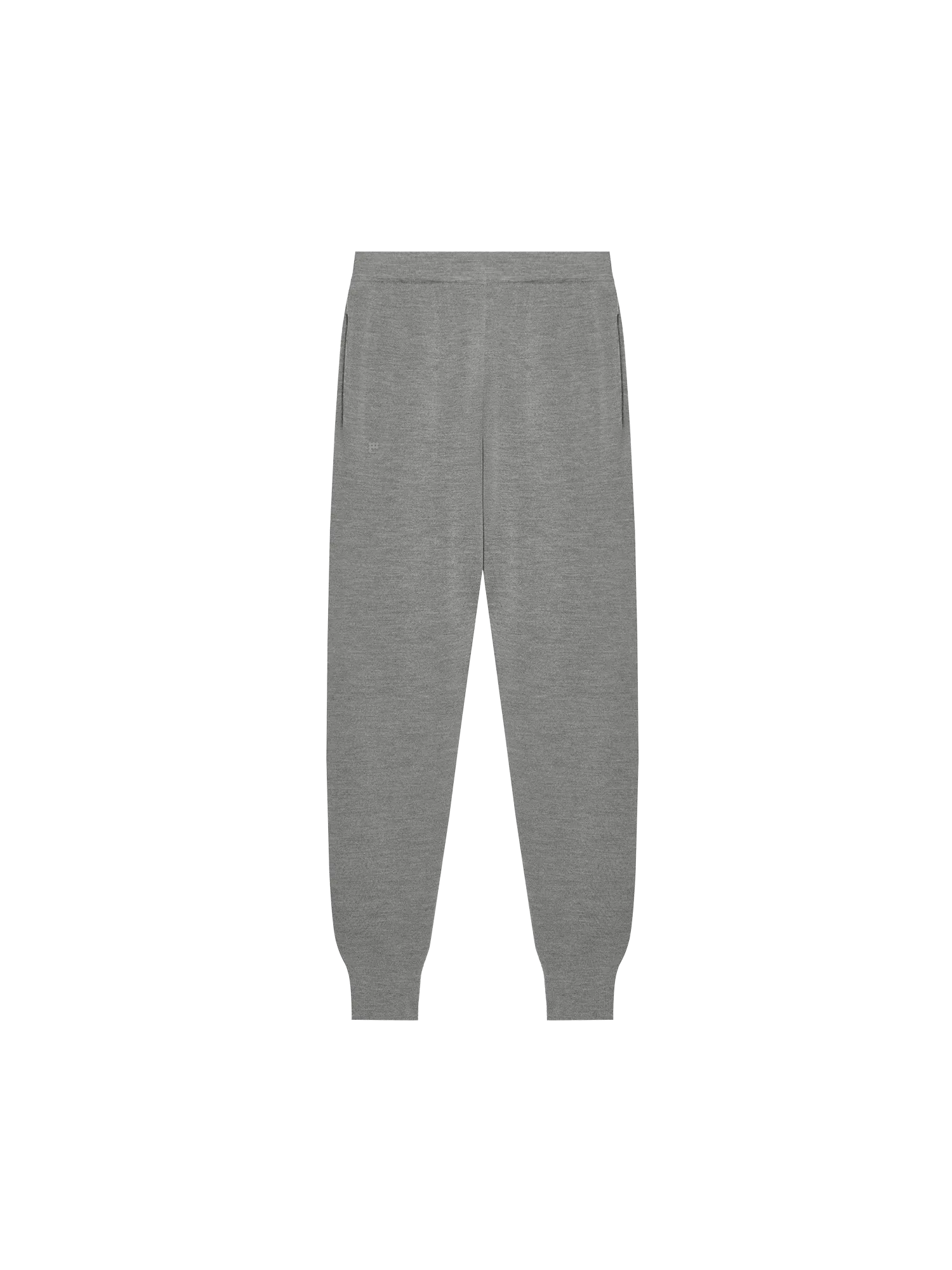 Mens DNA Regenerative Merino Wool Track Pants—grey marl