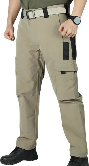 Men's Durable Multi-Pocket Combat Training Pants，Lightweight Outdoor Sports Cargo Pants.