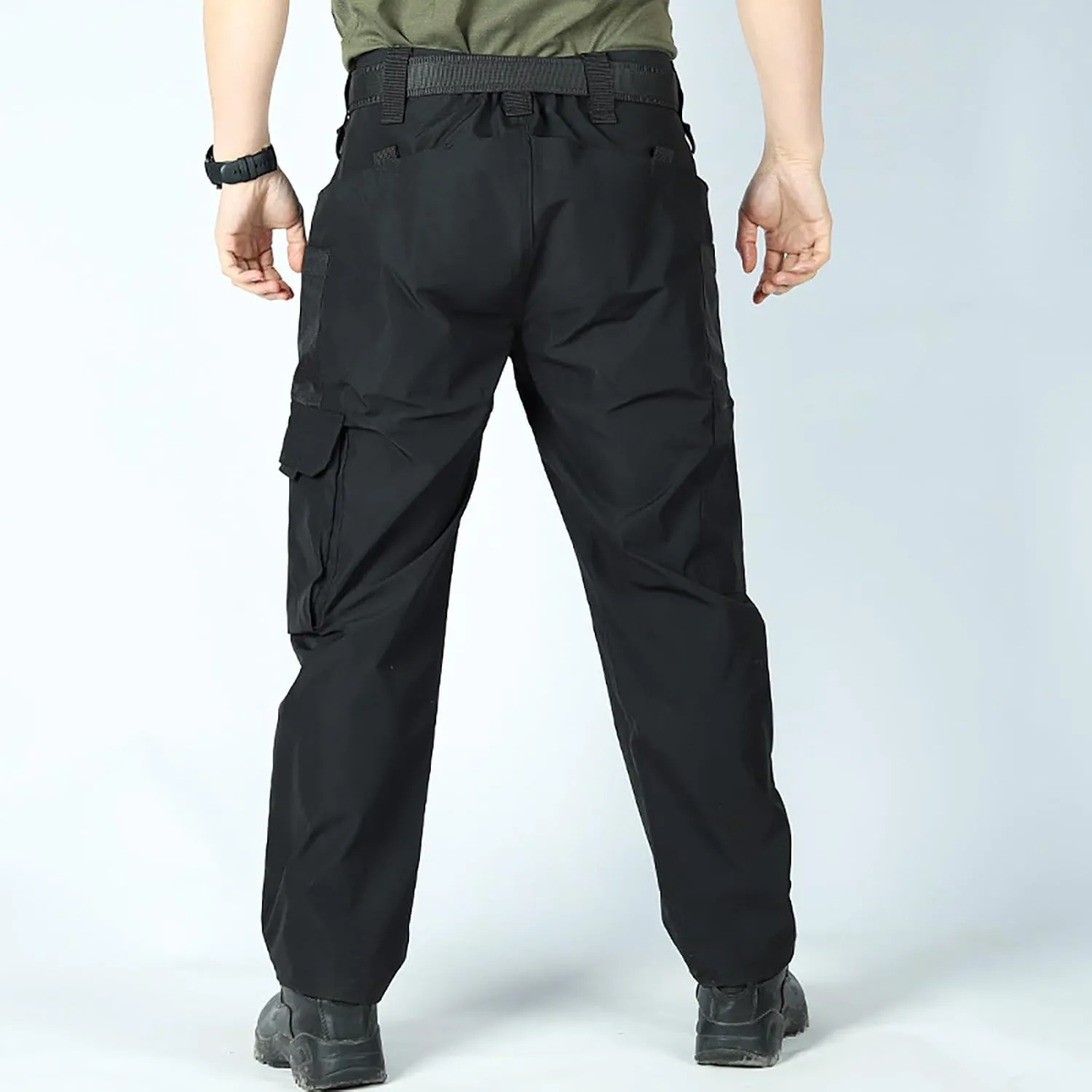 Men's Durable Multi-Pocket Combat Training Pants，Lightweight Outdoor Sports Cargo Pants.