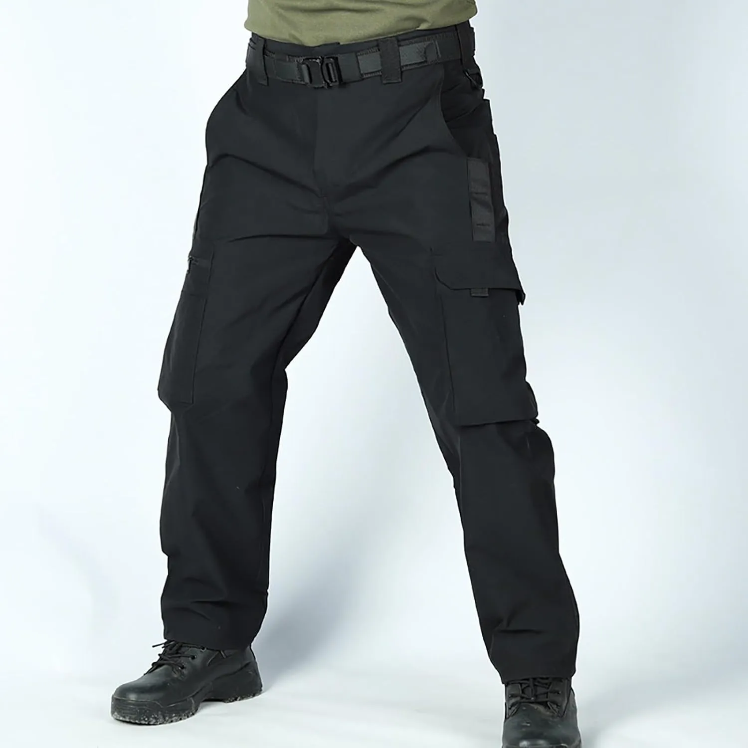 Men's Durable Multi-Pocket Combat Training Pants，Lightweight Outdoor Sports Cargo Pants.