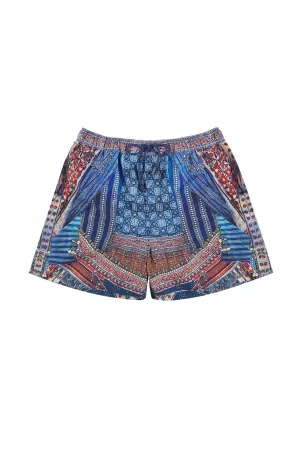 MENS ELASTIC WAIST BOARDSHORT OVERNIGHT BAG