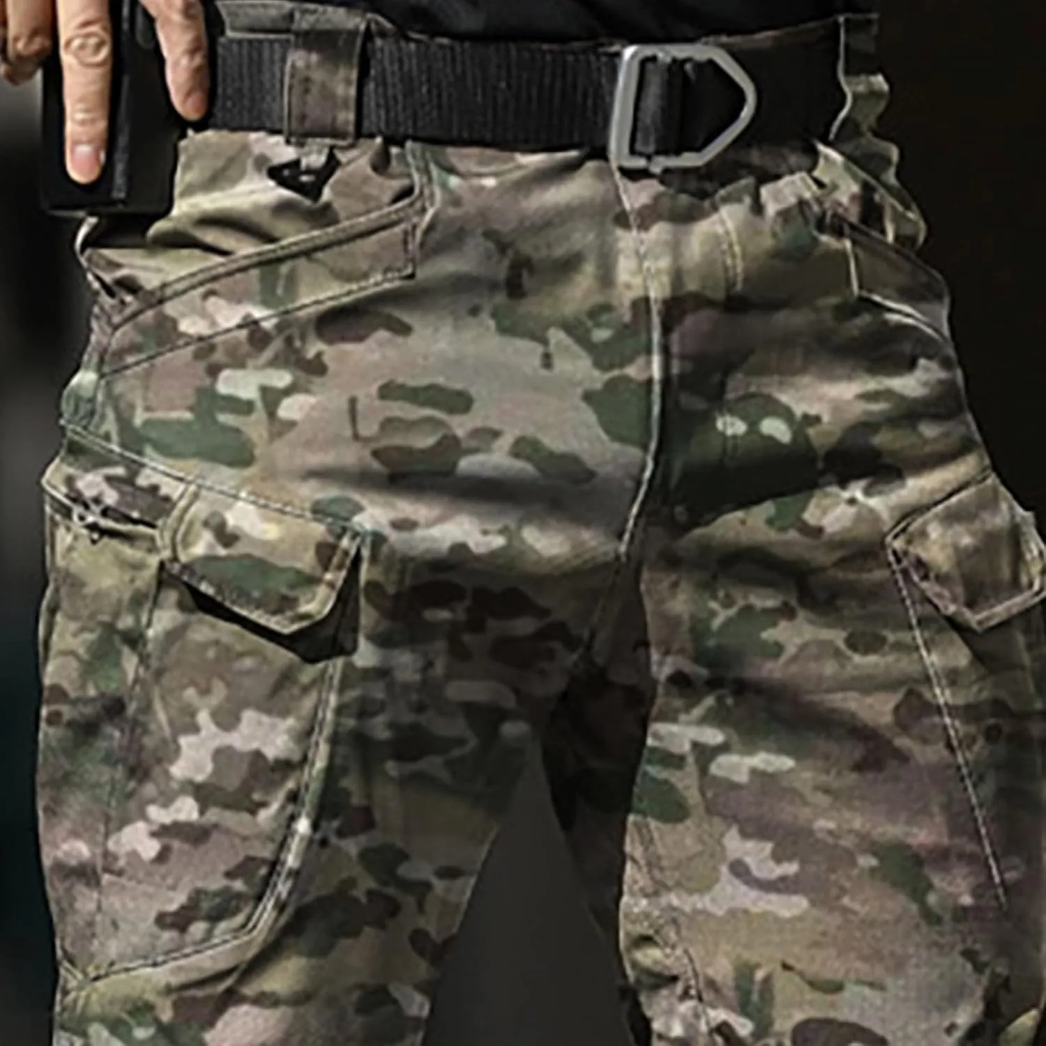 Men's Hiking Tactical Pants Khaki Pants Mens Relaxed Fit Dress Sweatpants for Men Jogger Scrubs for Mens Brown Pants